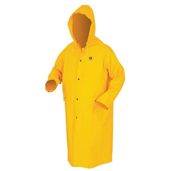 Mcr Safety Garments, CLASSIC.35mm, PVC/Poly, 49 Coat, LF, YELLO, M FR200CM - main